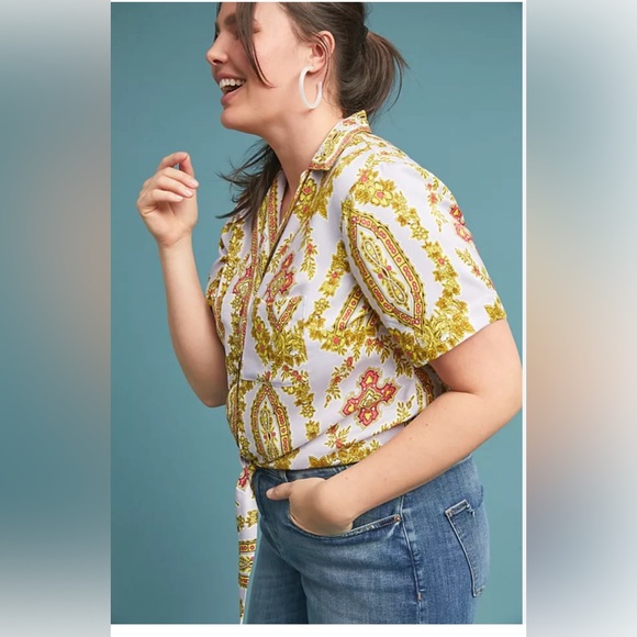 Anthropologie Tops - Anthropologie Echarpe Blouse